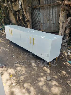 White Classic Tv Stand (6ft) - main view