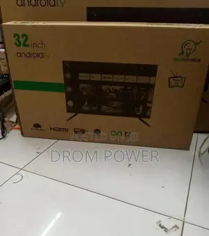 Slim Fit 32" Smart Led Android Drom Tv With Free Bracket - Tv Aerial