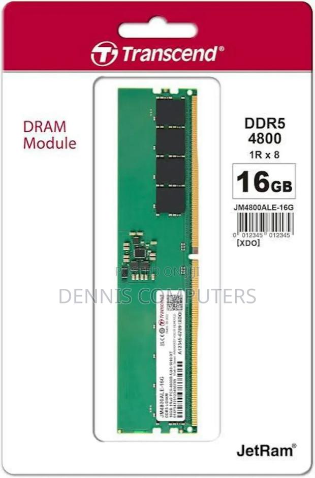 Transcend Ram 16gb Ddr5 4800mhz