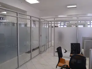 6mm Thickness Glass and Aluminium Partitioning