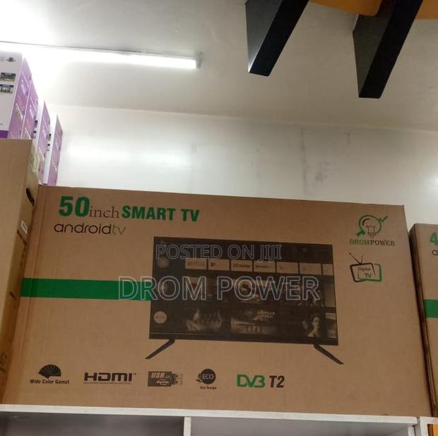 Slim Fit 50" Smart Led Android Drom Tv With Free -Tv Aerial - thumbnail 2