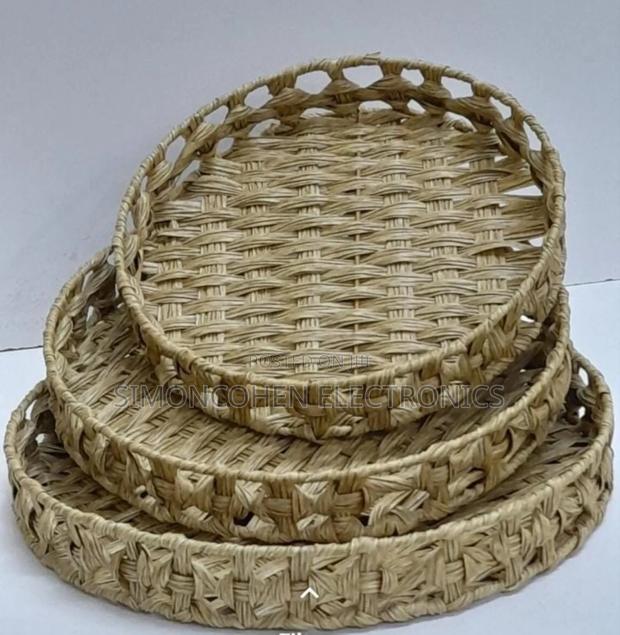 3 In 1 Handmade Rattan Deco Style And Trays - thumbnail 3