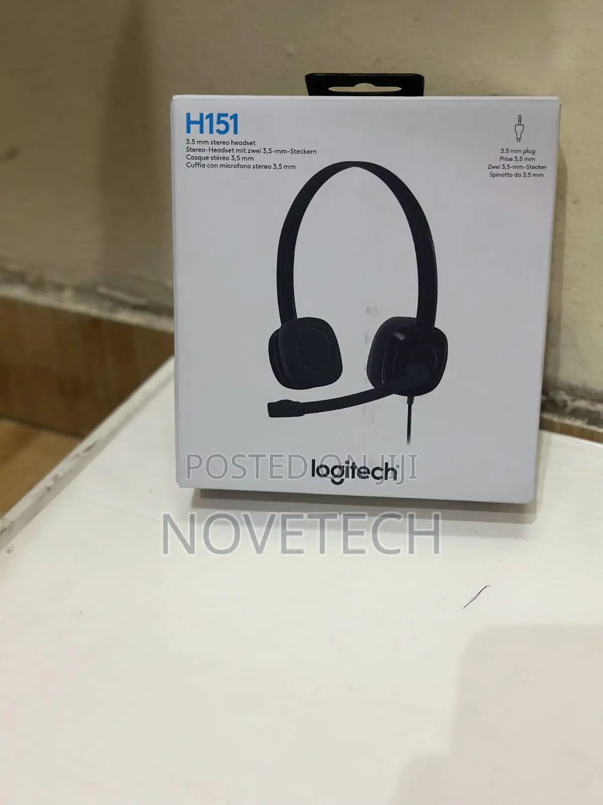 Logitech H151 Stereo Multi Device Headset With in Line Controls New