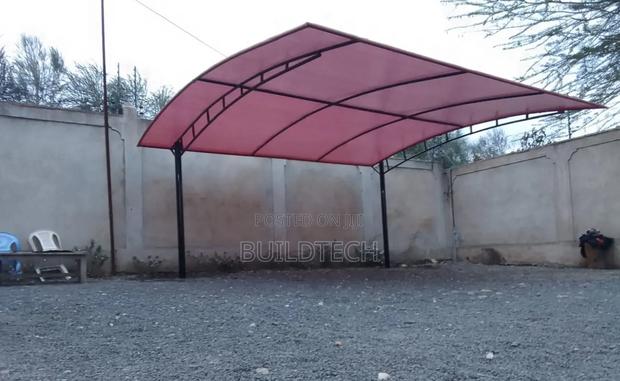 100% Waterproof Parking Shade Fabric - main view