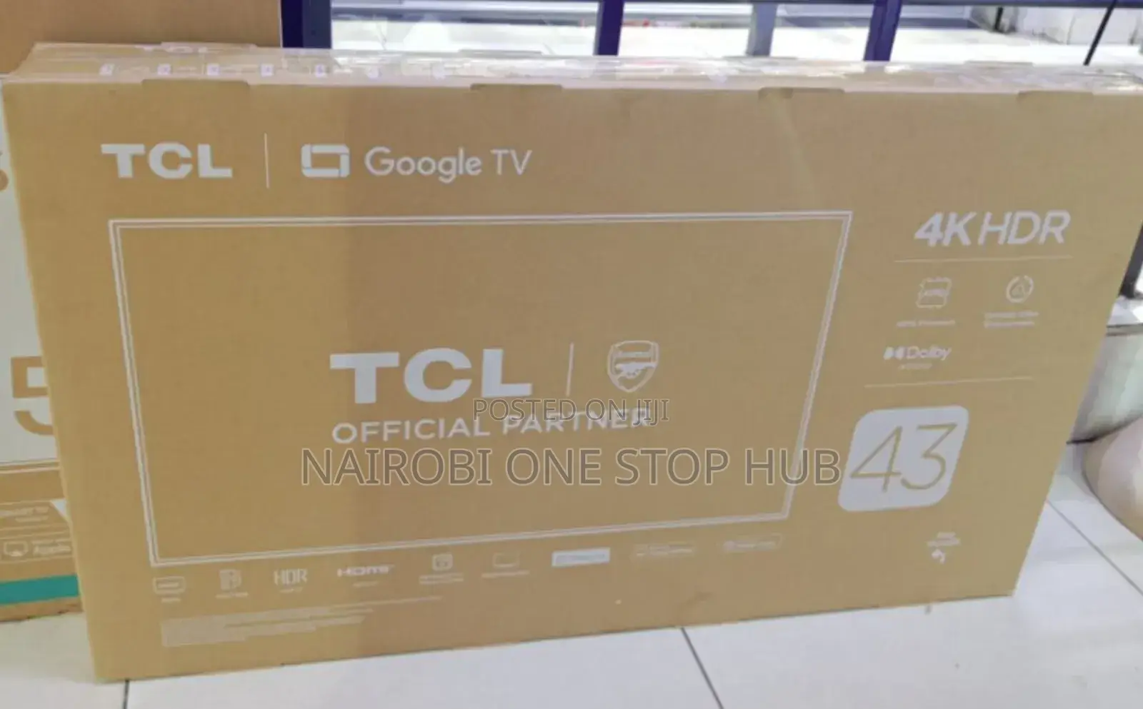 TCL 43" Google Tv – Uhd Smart Television