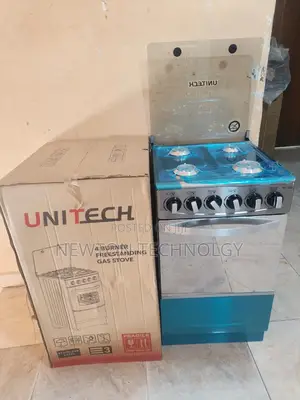 Silver 50*55 Unitech Full Gas Freestanding Jet Autoignition Cooker