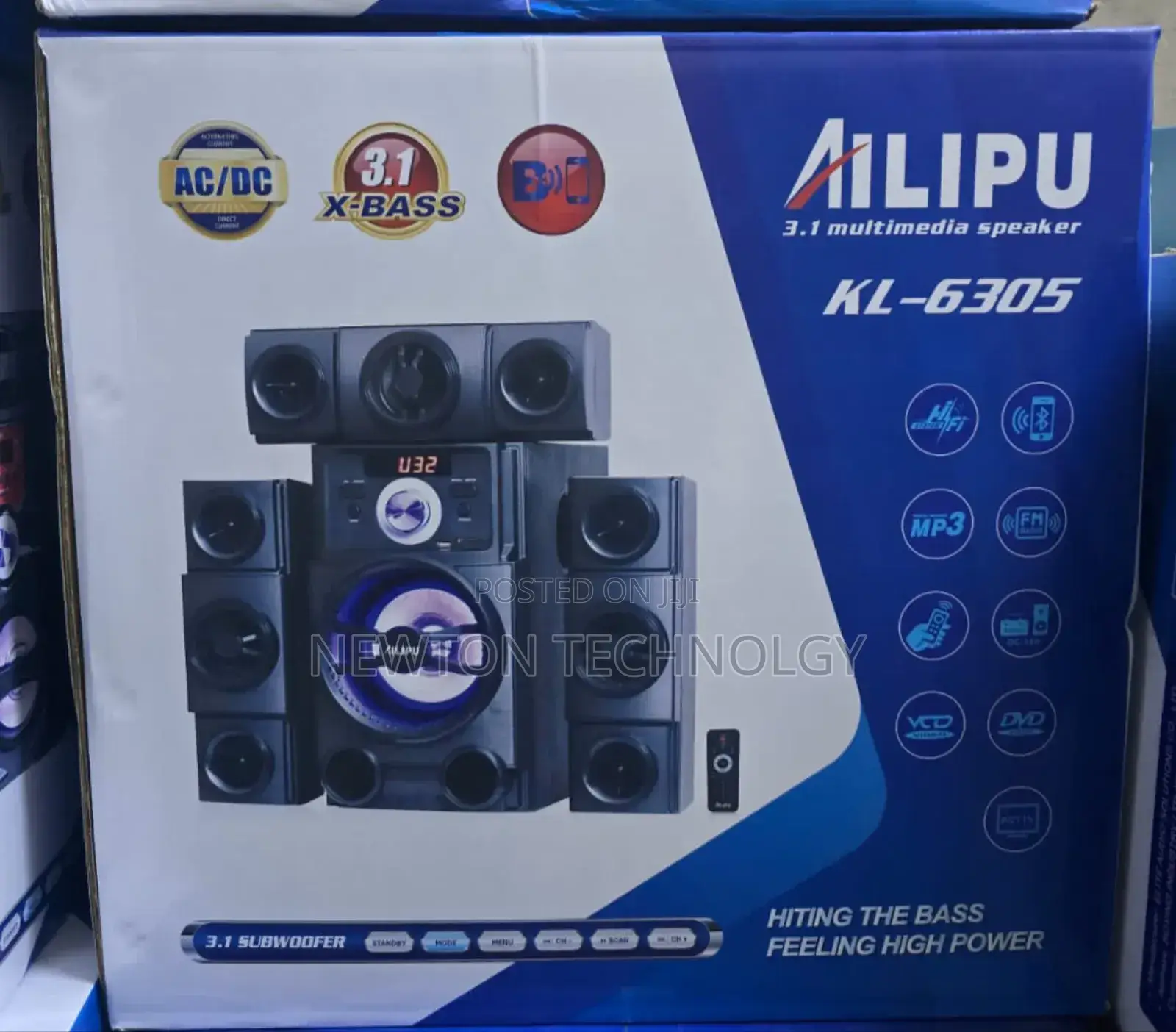 3.1ch Ailipu Homethearte Multimedia Speaker System Woofer