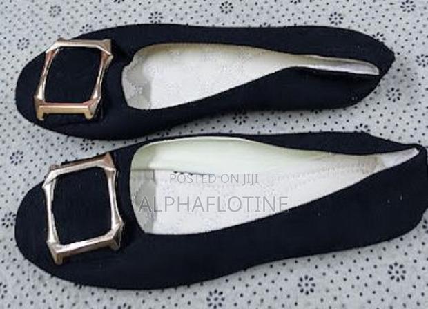 Soft Suede Leather Women Flat Pump Shoes - thumbnail 2