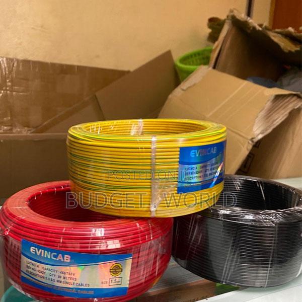 Electrical Cable 90m Single Core Electrical Cable 90metres Roll 6.0mm - main view
