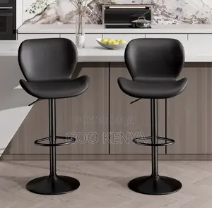 Home Stool; Modern Solid Color Metallic Stool for Home Bar Furniture