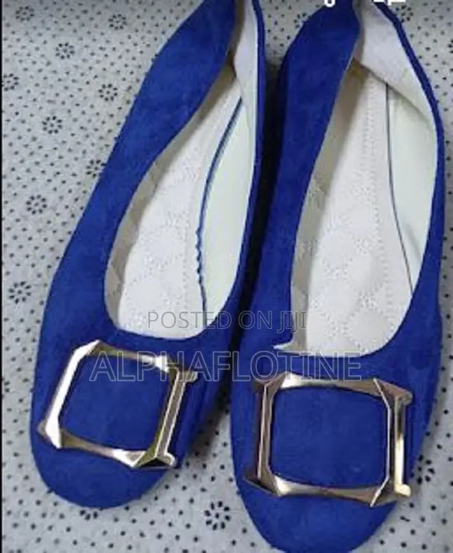 Lightblue Weight Soft Suede Leather Ladies Shoes