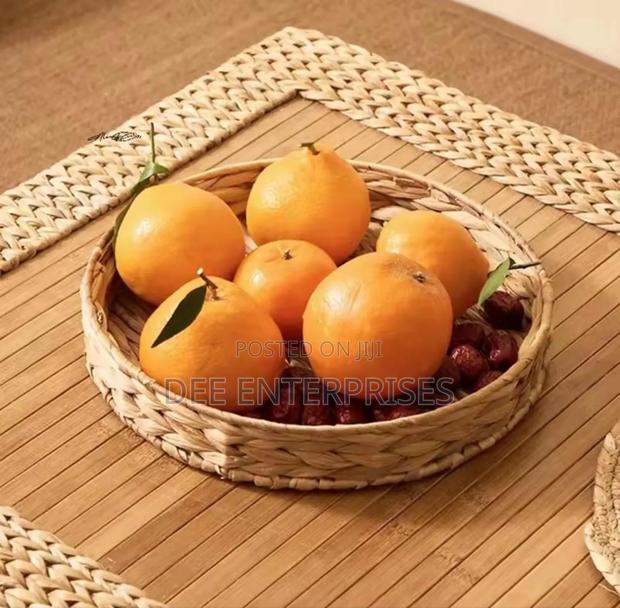 3 in 1 Handmade Rattan Deco Style and Trays - main view
