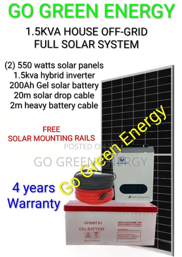 1.5kva Full House Solar System - main view