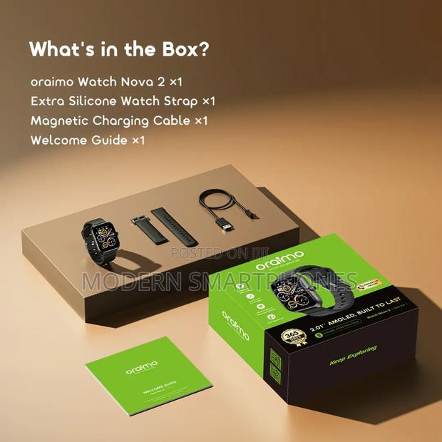 Oraimo Watch Nova 2 2.01" Amoled

Wireless Hd Calling Smart Watch - thumbnail 2