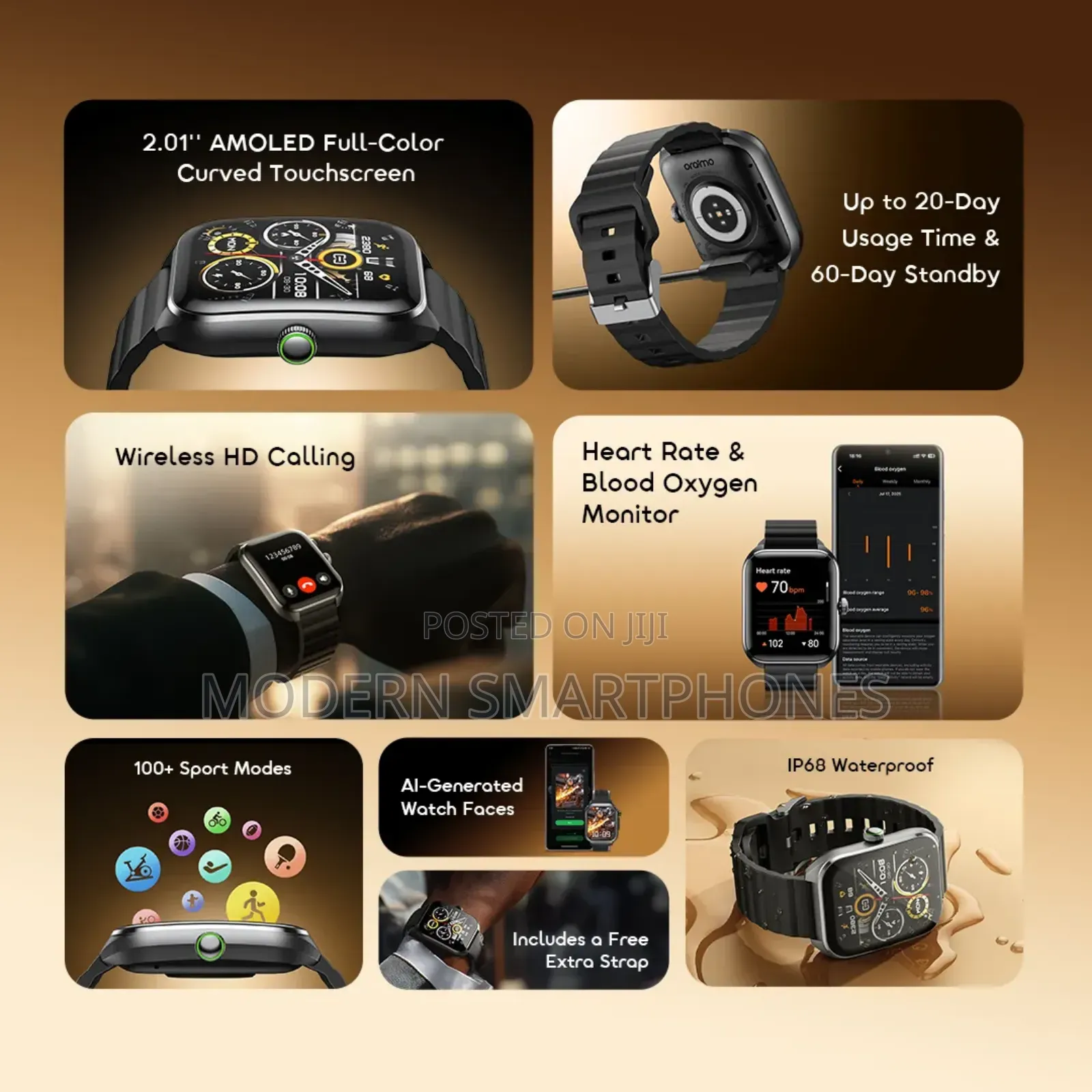 Oraimo Watch Nova 2 2.01" Amoled

Wireless Hd Calling Smart Watch
