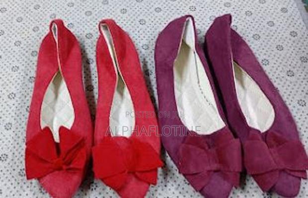Pointed Bow Flat Closed-Toe Shoes - thumbnail 2