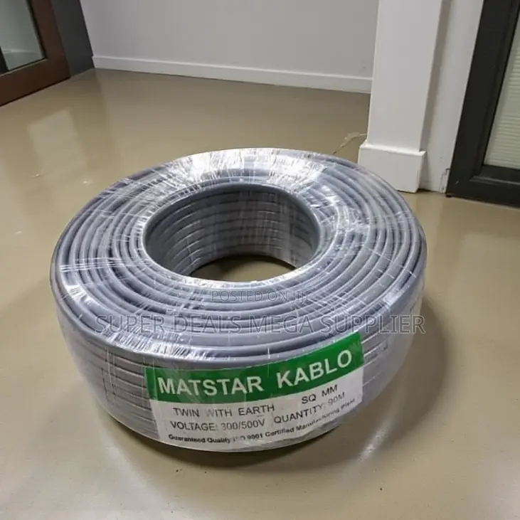 1.5mm Twin With Earth Electrical Wiring Cable Long Lasting Performance