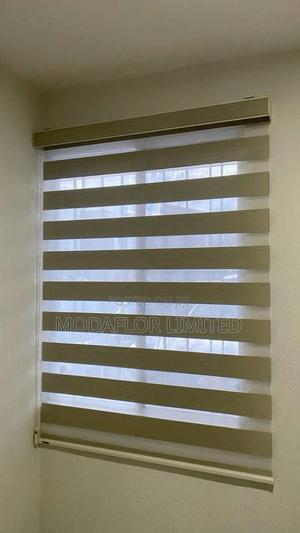 Transform Your Workspace Today With Zebra Roller Window Blinds - main view