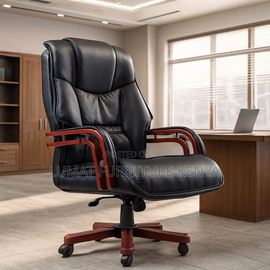 Leather Executive High-Back Office Chair