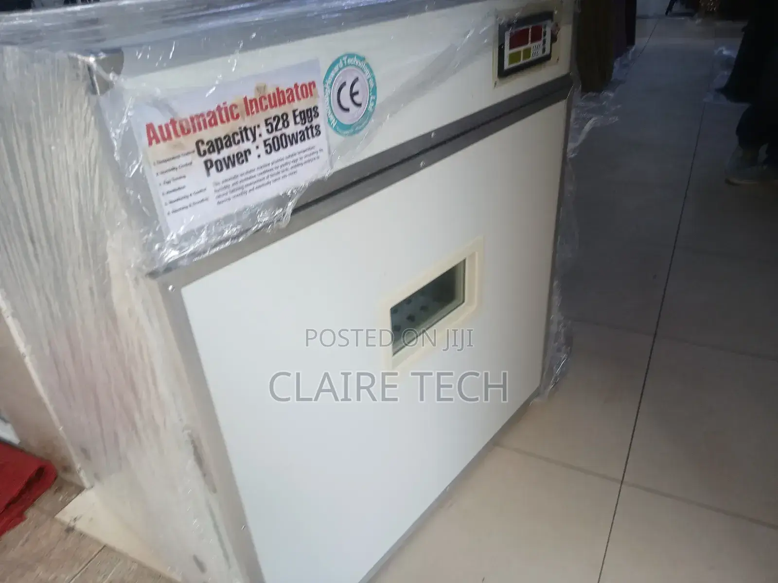 528 Eggs Automatic Incubator – 150w (Ac Only)