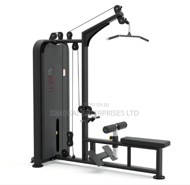 Heavy Commercial Lat Pull Down And Back Low Row Stength Machine