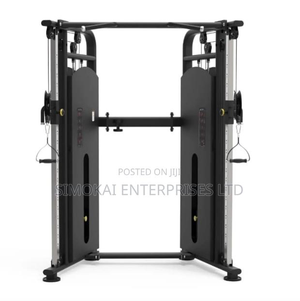 Commercial Dual Puller Functional Cable Crossover Trainer - main view