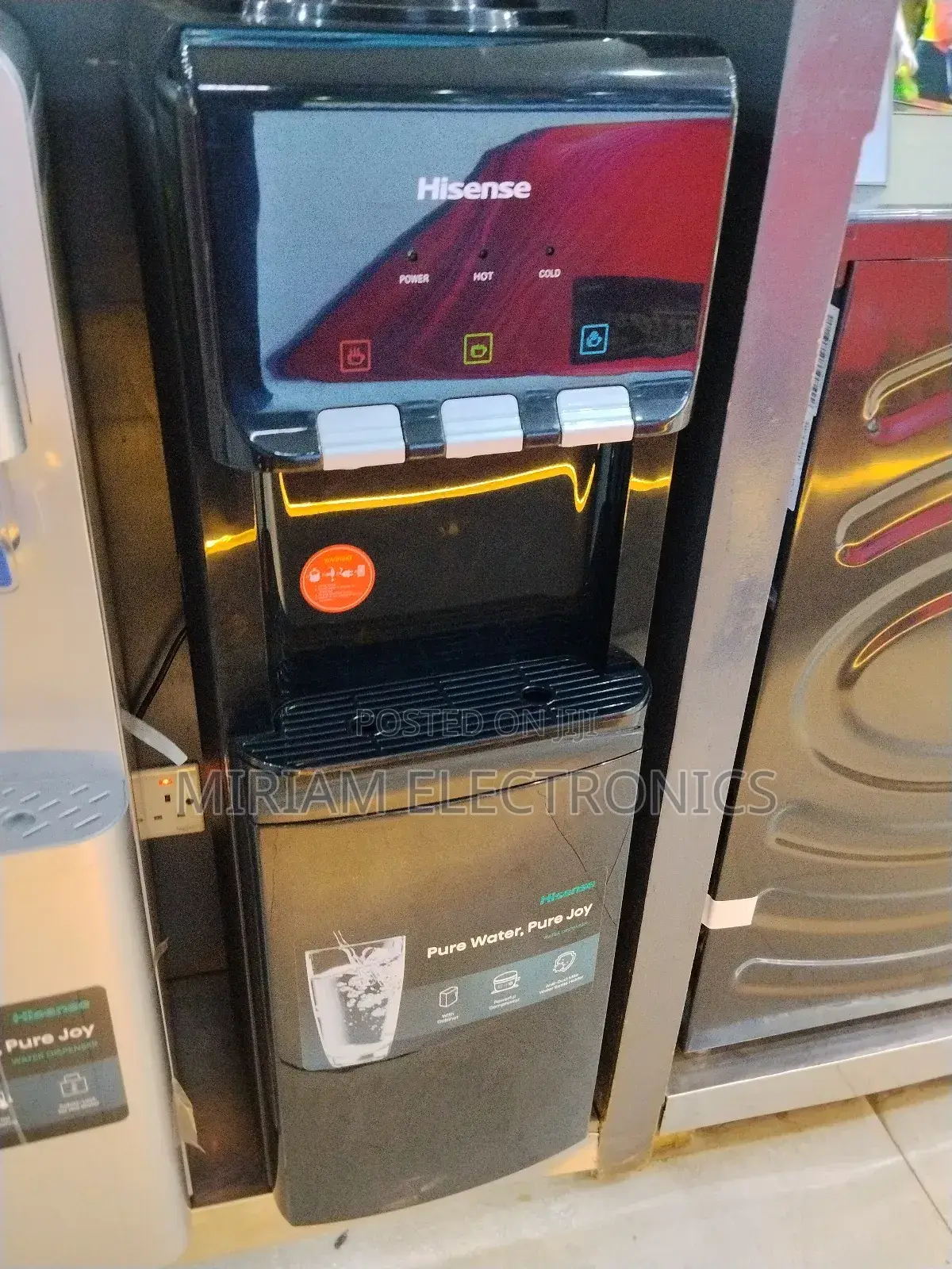 Hisense Water Dispenser Black 3 Taps