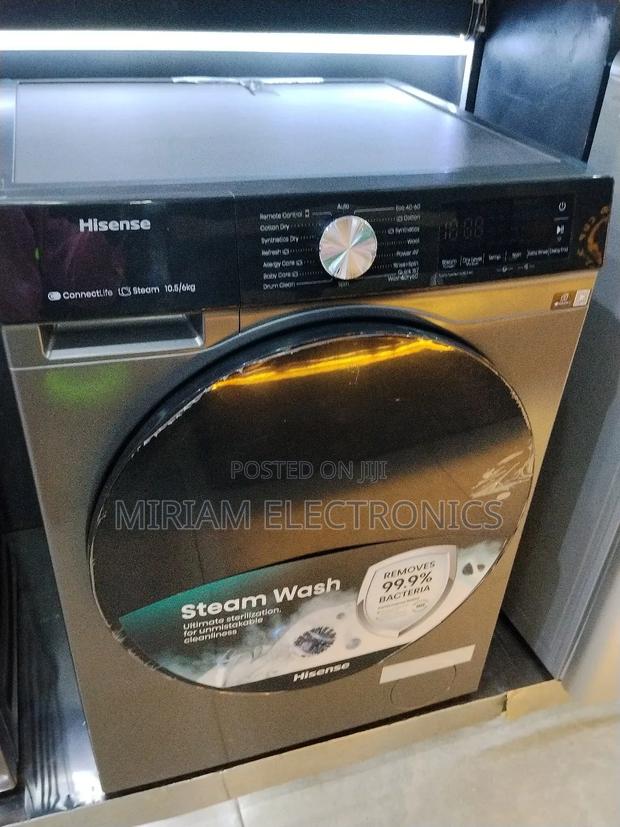 Hisense 10.5/6kg Front Load Wash Dry Washing Machine Wd3s1043bt