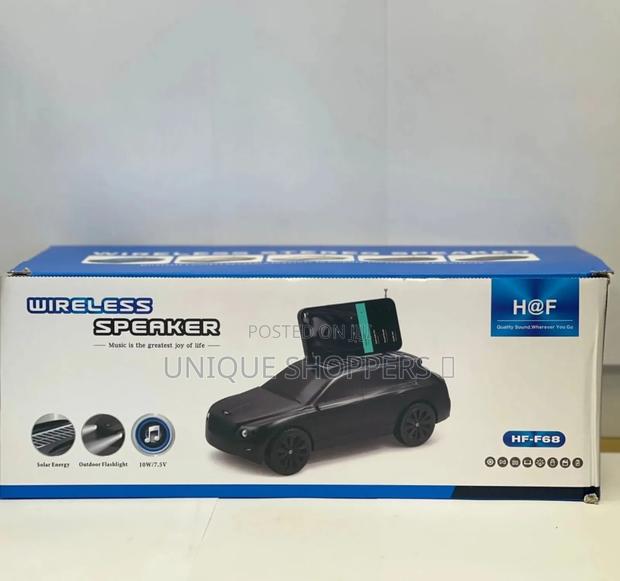 Quality. Wireless Bluetooth Car Model Solar Charging Speaker With Fm - main view