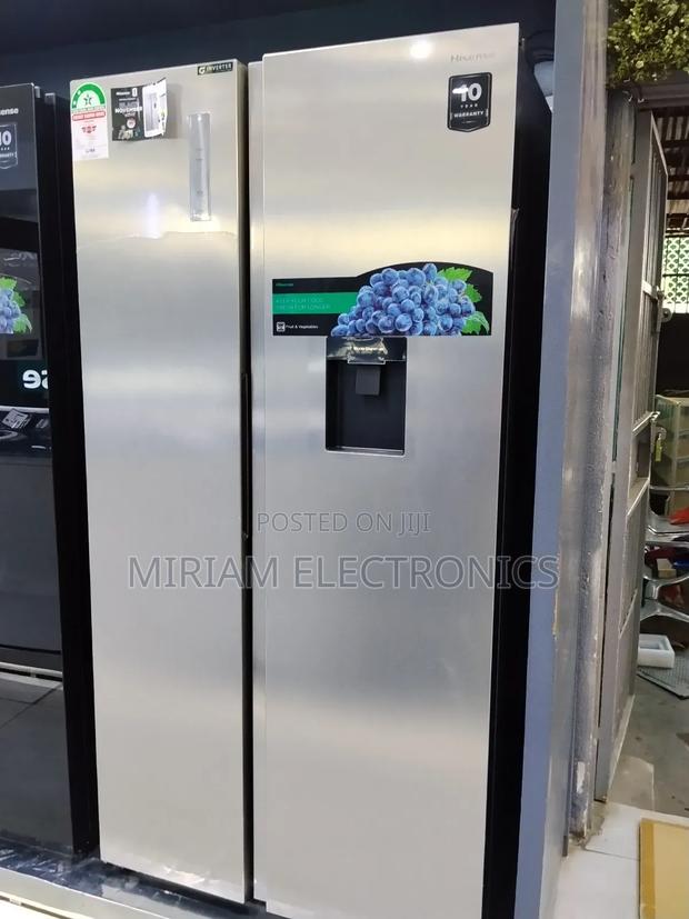 Hisense Ref558dr 541l Fridge Side by Side-Water Dispenser - main view