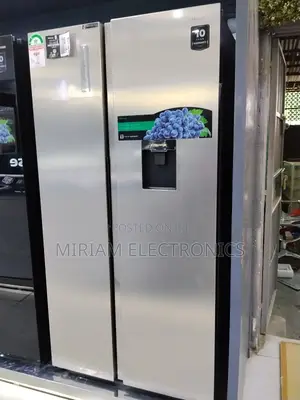 Hisense Ref558dr 541l Fridge Side by Side-Water Dispenser