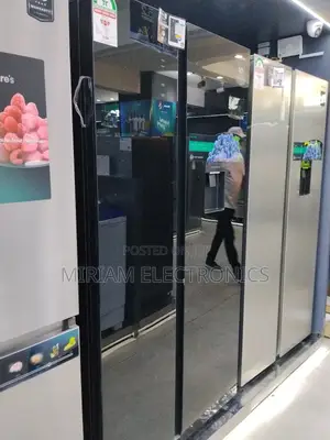 Hisense Fridge Ref558dr Black Mirror Glass Door With Water Dispenser