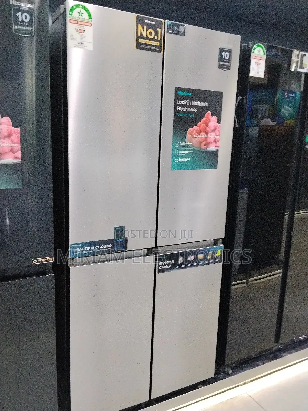 Hisense 470 Liters Re470dr 4 Door Fridge,Wi-Fi Embedded