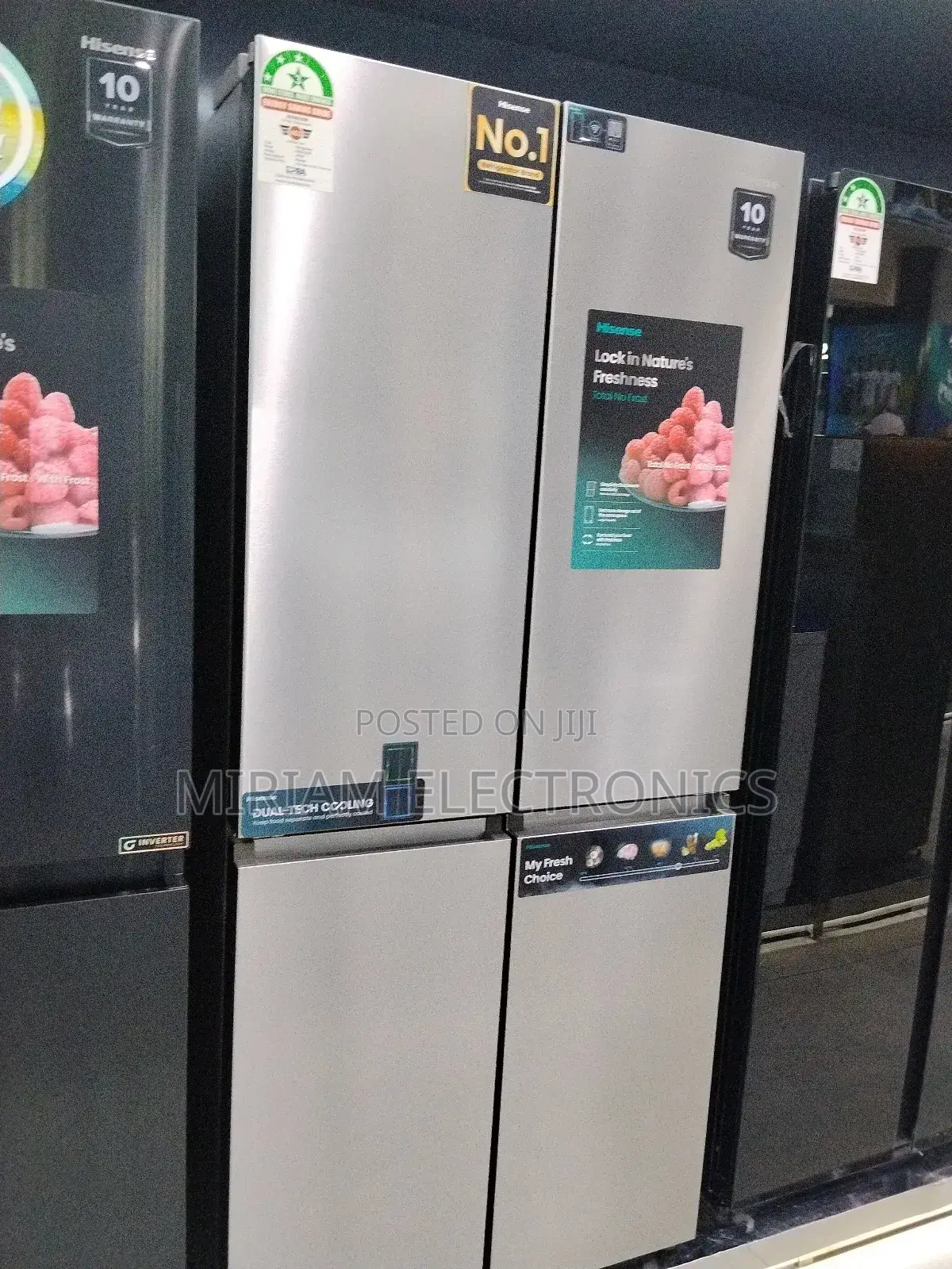 Hisense 470 Liters Re470dr 4 Door Fridge,Wi-Fi Embedded