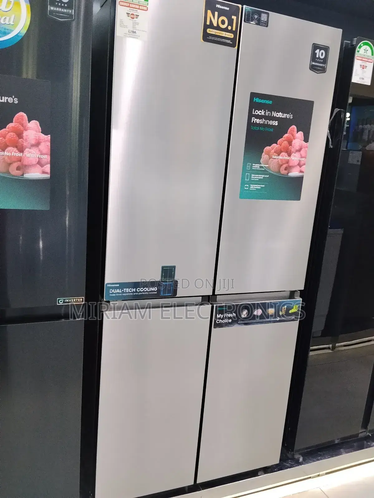 Hisense 470 Liters Re470dr 4 Door Fridge,Wi-Fi Embedded