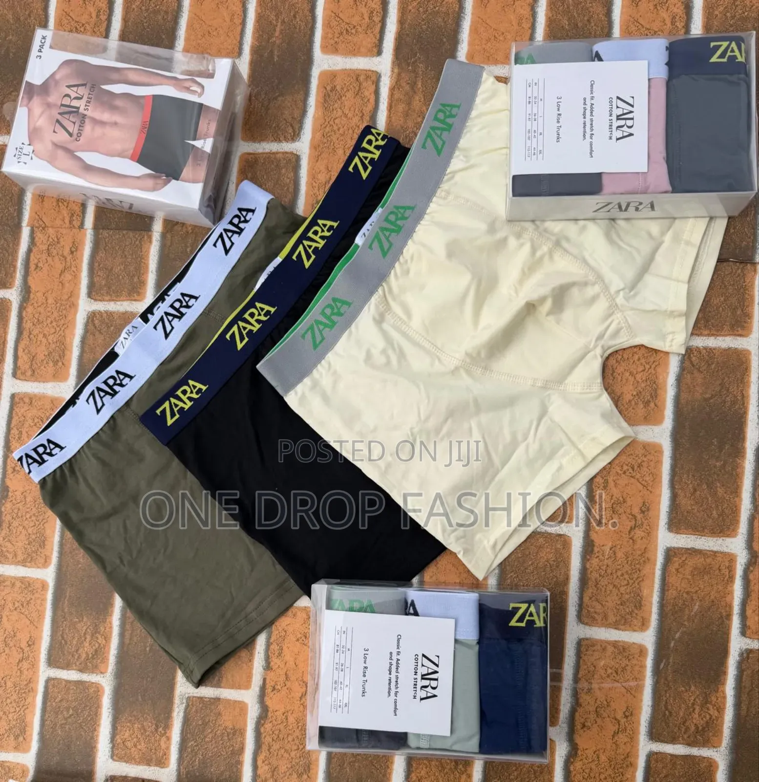 Zara/Versace Men Boxers (3pcs)