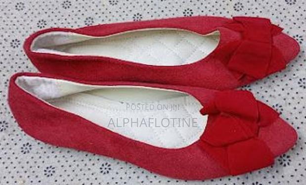 Ladies Shoe Pointed Bow Flat Closed-Toe - thumbnail 2