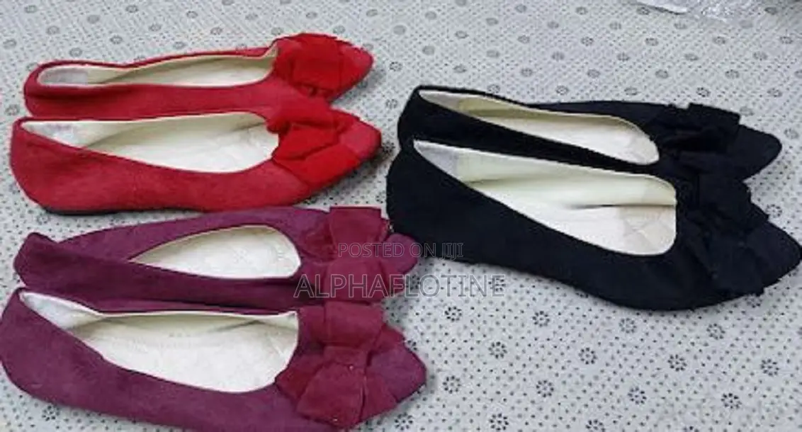 Women's Casual Flat Shoes With Bow Breathable