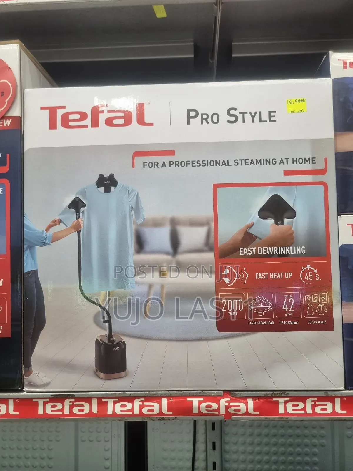 Tefal 2000w Garment Steamer: It3470m0