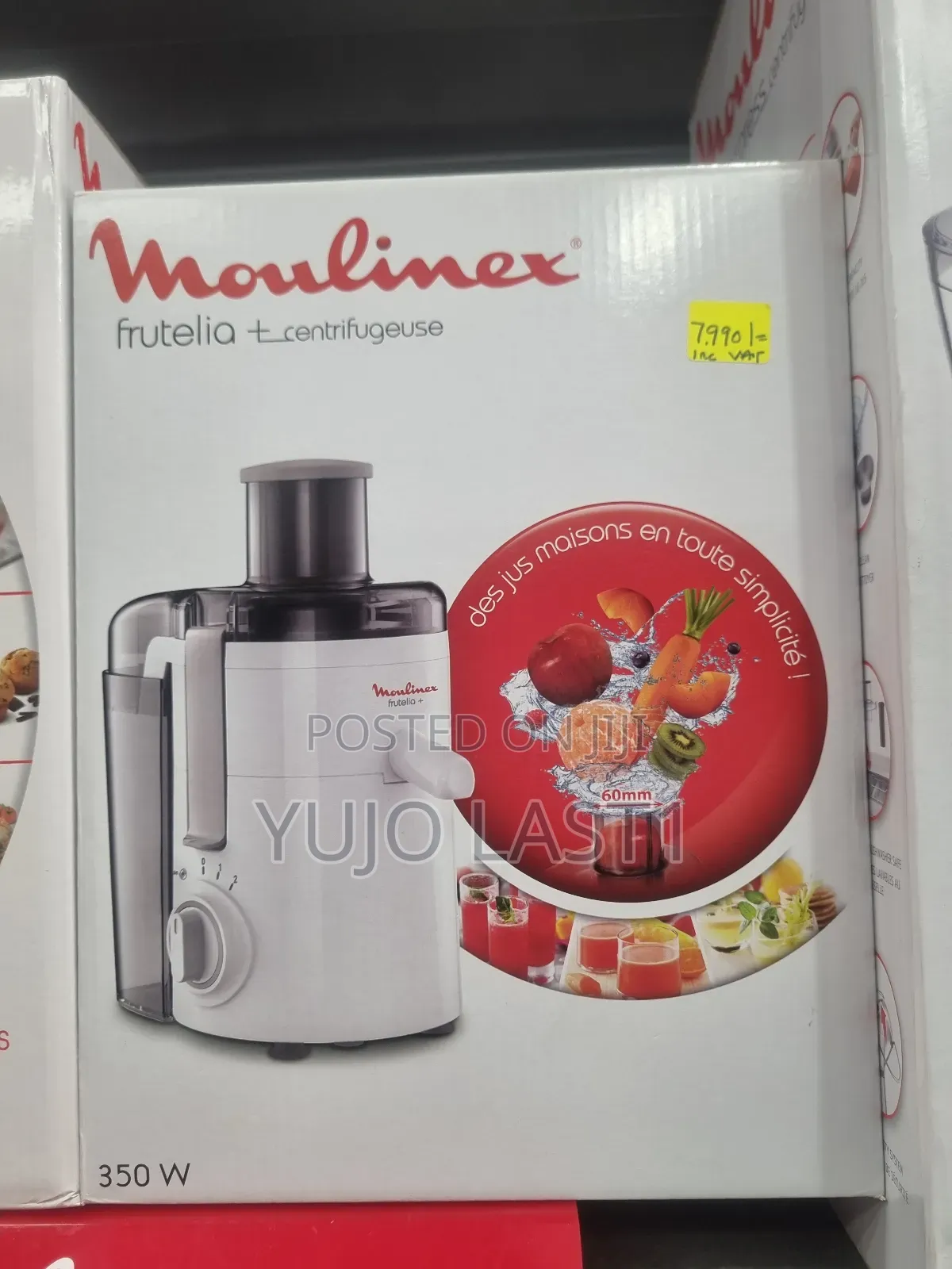 Moulinex Juicer Machine 2 Speed Frutelia 350w 0.95l Pulp Container