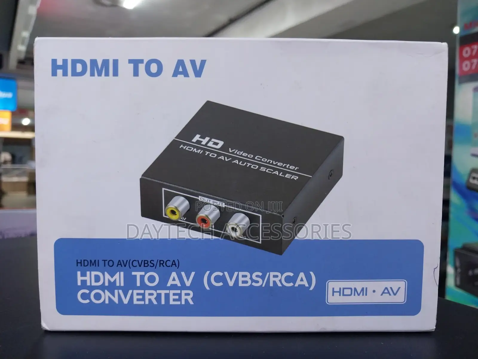 A Powered Mini Hdmi to Av (Cvbs/Rca) Converter.