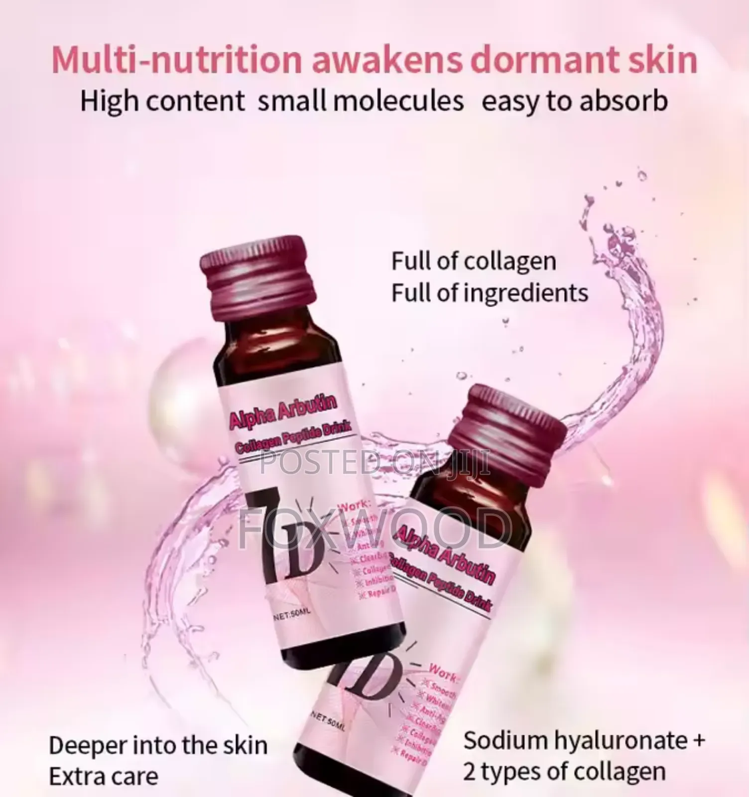 Alpha Arbutin Collagen Peptide Drink 7d.