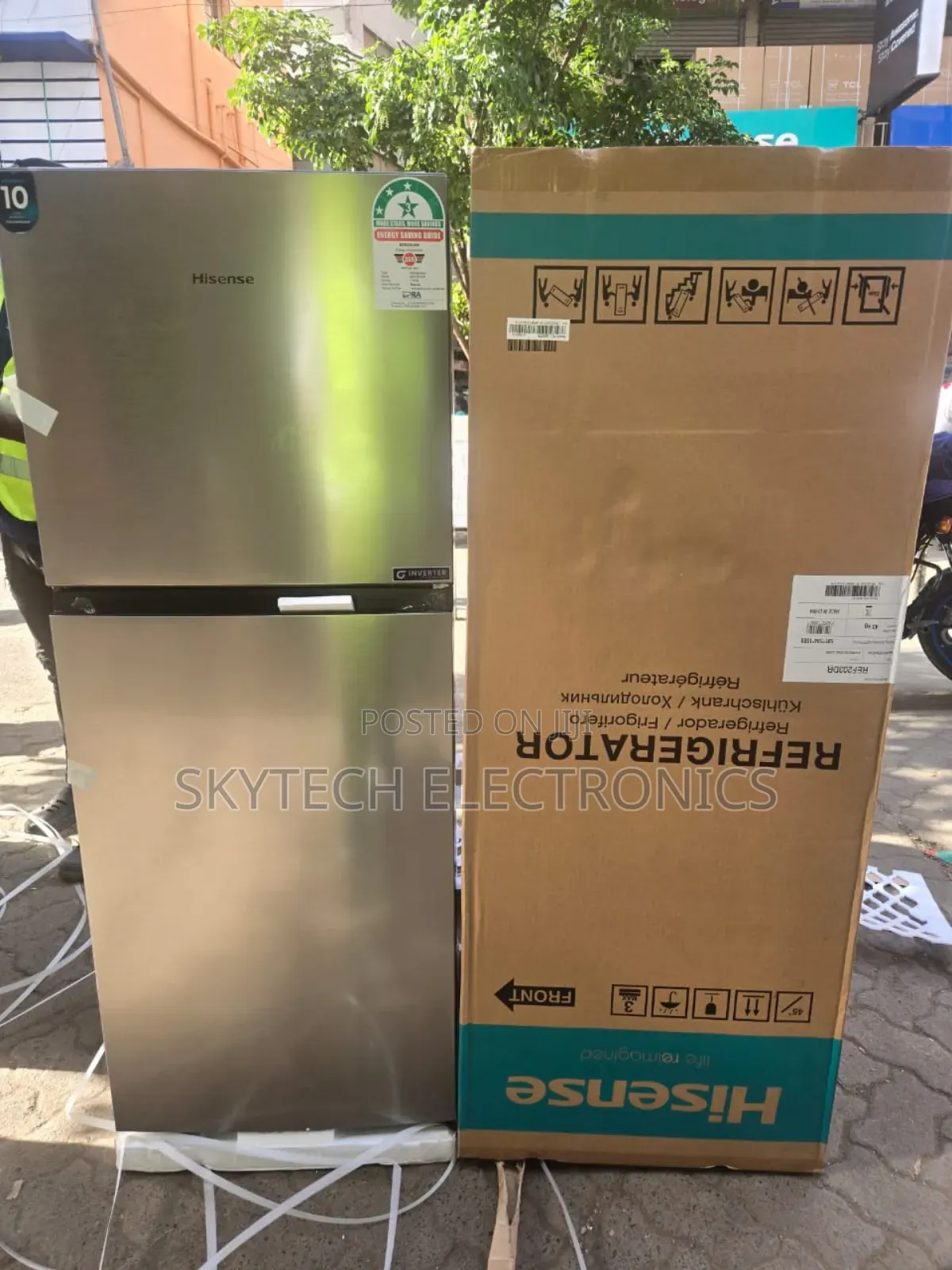 Hisense 203l Ref203dr -Frost Free Double Door Refrigerator