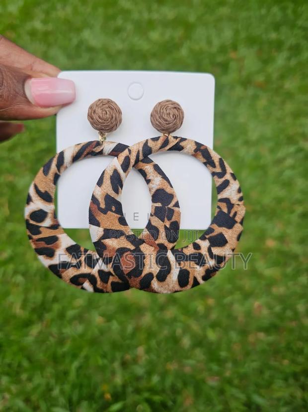 Animal Print Earrings - main view