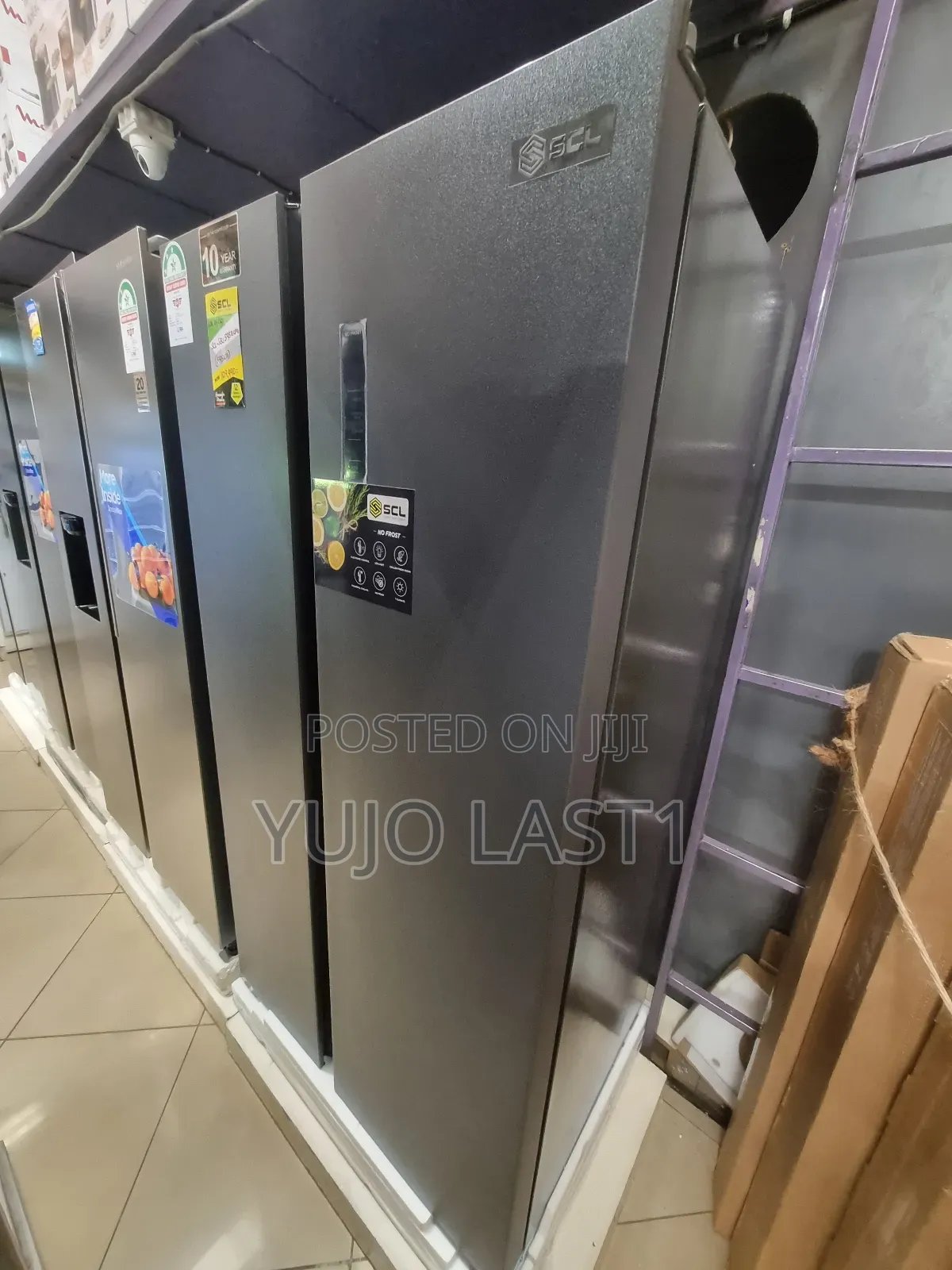 SCL 595 Litres Side by Side Refigerator: SCL-Sbs595ecpg