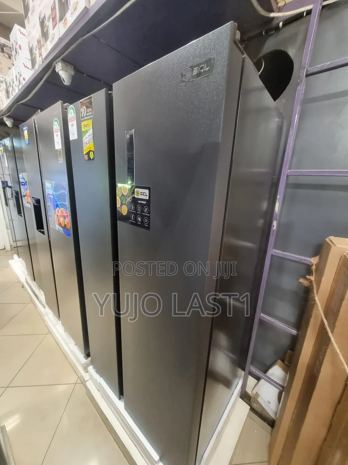 SCL 595 Litres Side by Side Refigerator: SCL-Sbs595ecpg