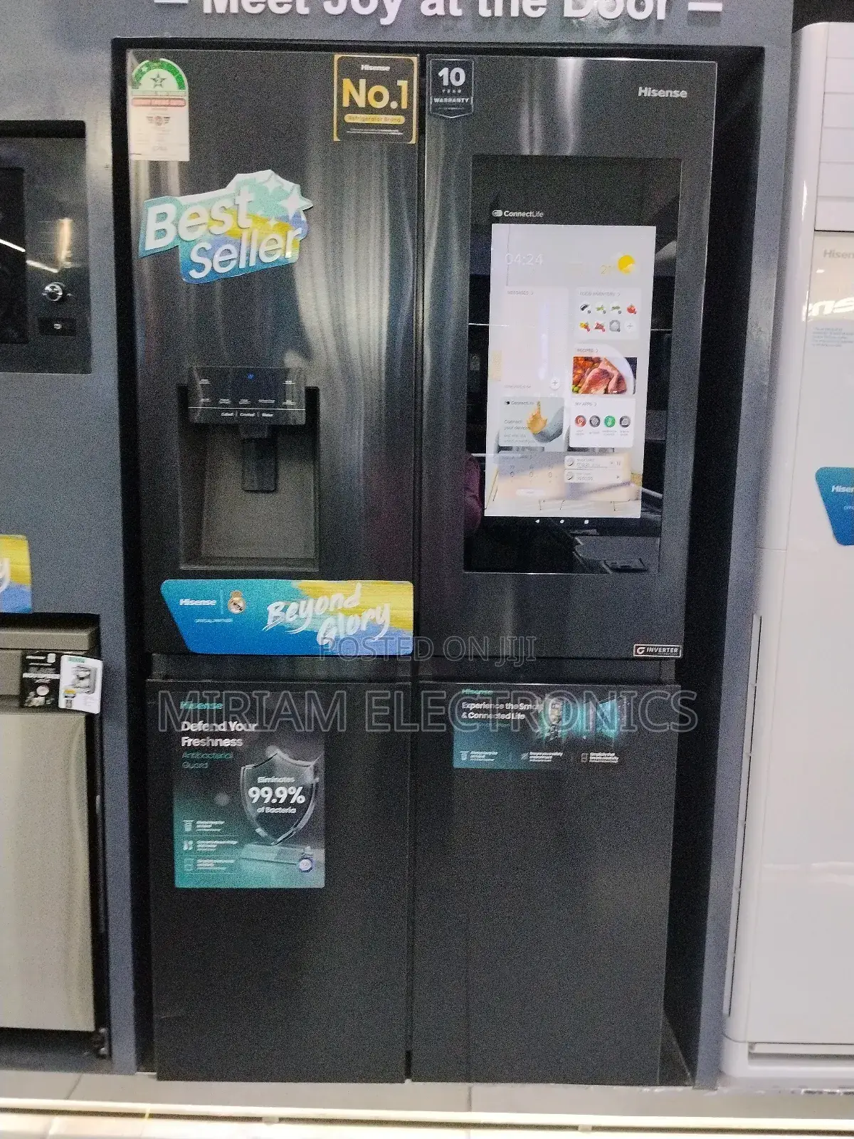 Hisense Ref522dr 522l French Door Refrigerator With Wifi Connectivity