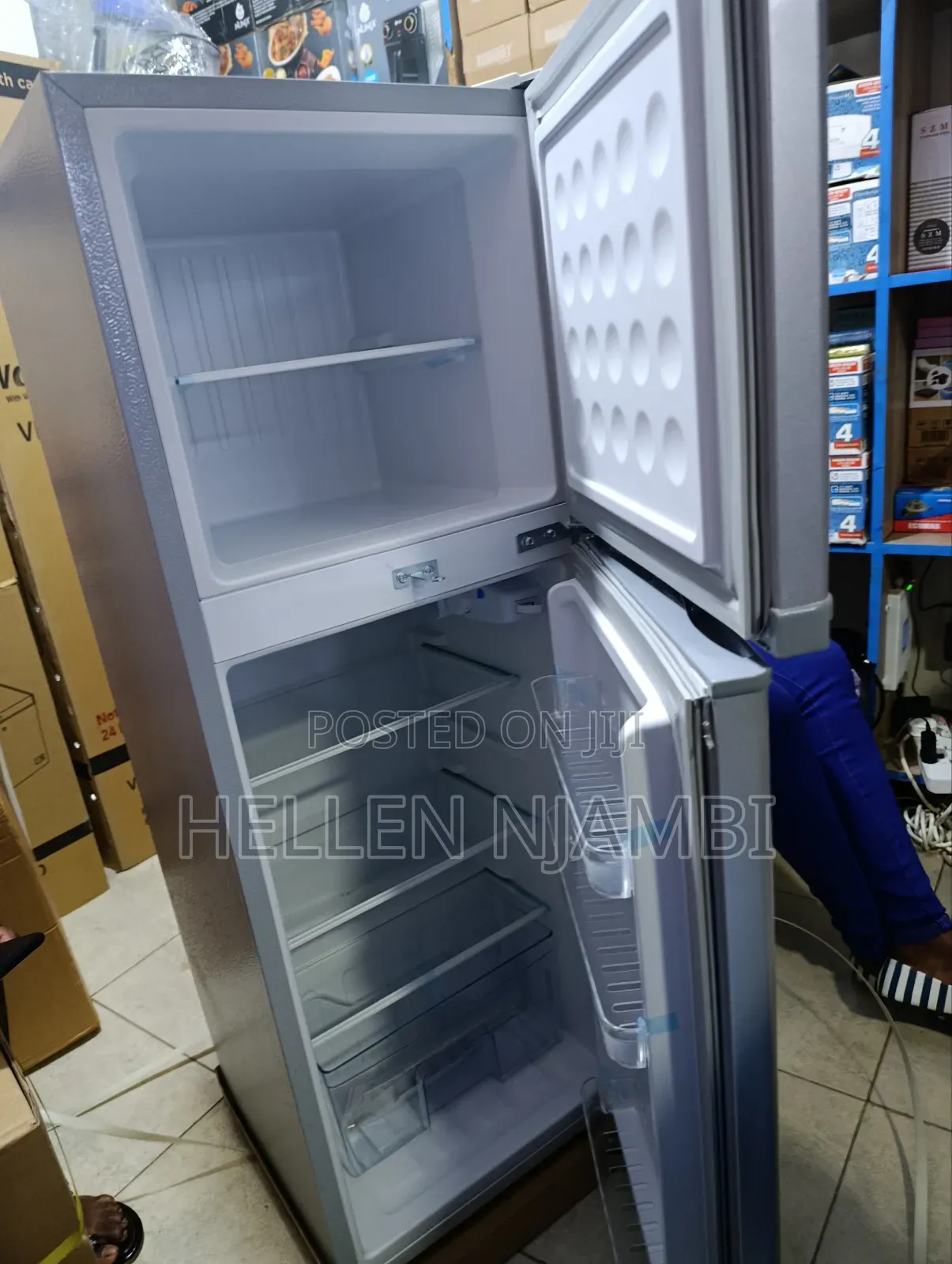 138l Volsmart 2-Door Energy -Efficient Fridge