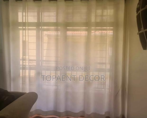 Plain White Window Sheers With Good Views - main view