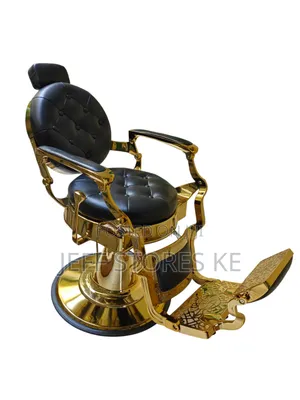 Gold Plated Executive Barber Chair